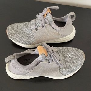 Grey New Balance shoes